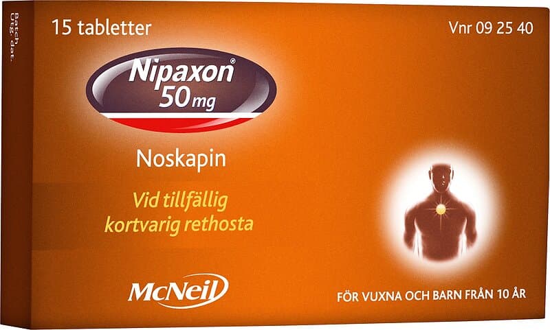 Nipaxon 50mg 15 Tabletter