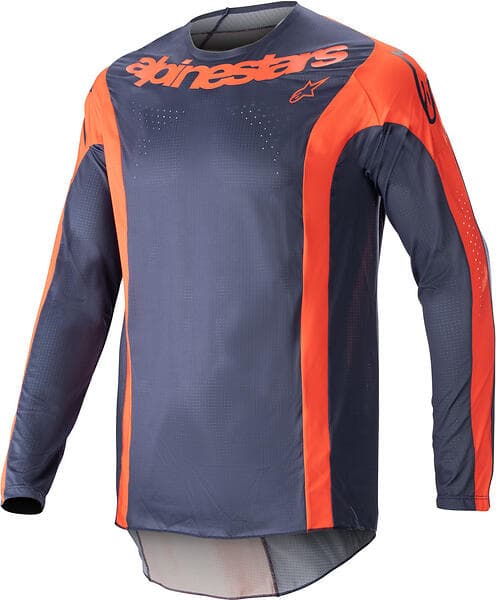 AlpineStars Jersey Techstar Arch Darkblue/Hot Orange 2XL Tröjor MX