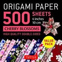 Origami Paper 500 sheets Cherry Blossoms 4 (10 cm)"