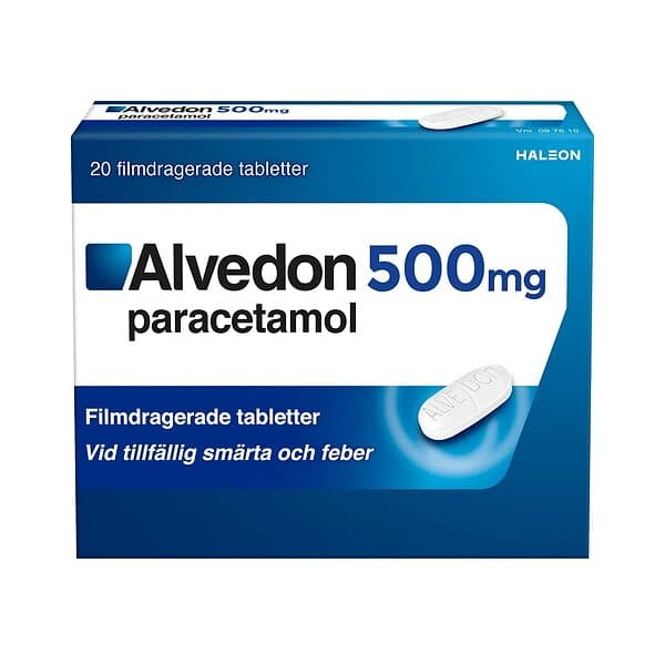 Alvedon 500mg 20 Tabletter