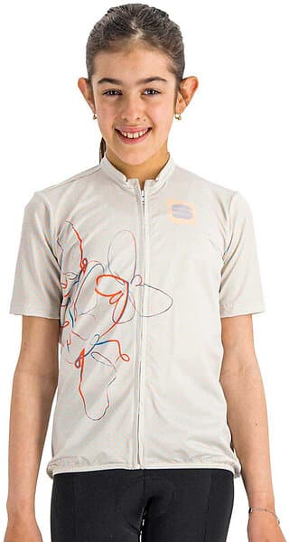 Sportful Checkmate Short Sleeve Jersey Vit 14 Years Pojke