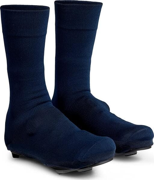 GripGrab Flandrien Waterproof Knitted Road Shoe Covers M (39-41), Navy Blue