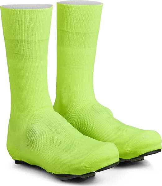 GripGrab Flandrien Waterproof Knitted Road Shoe Covers M (39-41), Yellow Hi-Vis