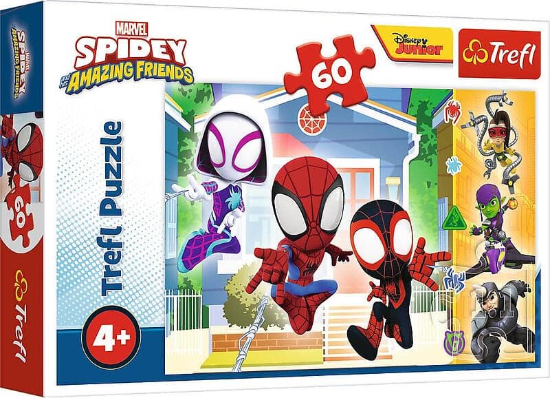 Trefl Marvel Pussel 60 Bitar Spidey and His Amazing Friends