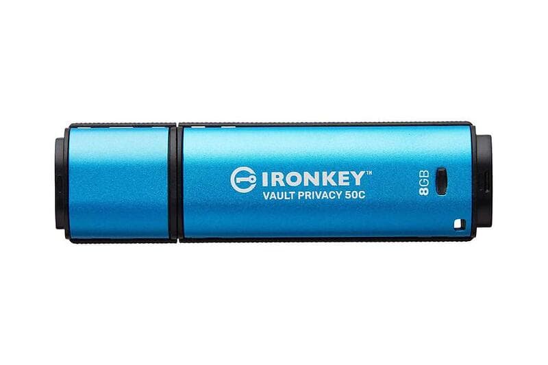 Kingston USB 3.2 Gen 1 Ironkey Vault Privacy 50C 8GB