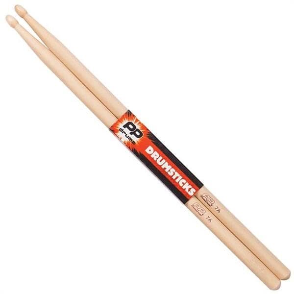 Wood PP World Drums Tip Drum Sticks ~ 7A