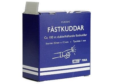 E-Tab Fästkuddar 100 st FÄSTKUDDAR 100ST 996583