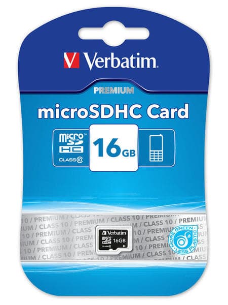 Verbatim microSDHC Class 10 16GB