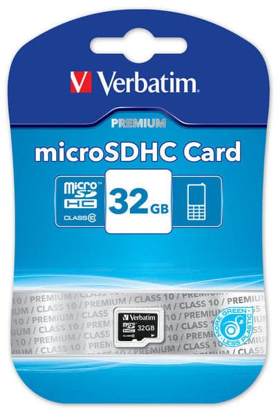 Verbatim microSDHC Class 10 32GB