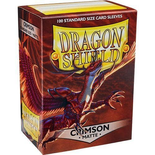 Dragon Shield Sleeves Standard Matte Crimson (100)