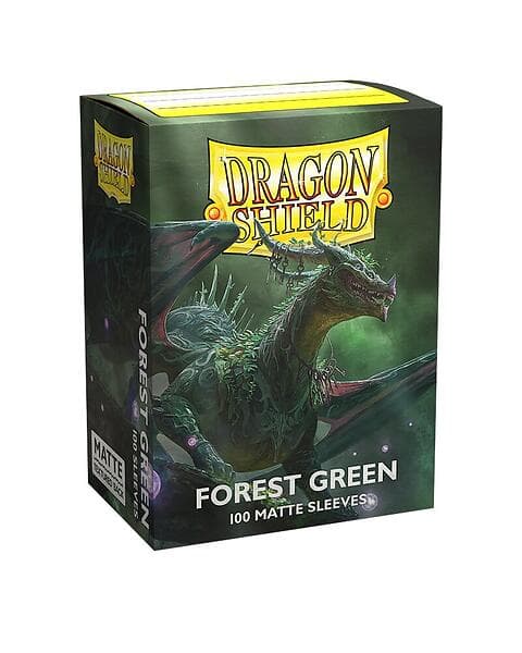 Dragon Shield Sleeves - Matte 63 x 88 mm Forest Green