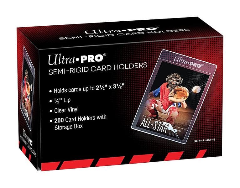 Ultra PRO Semi-Rigid 1/2" Lip Sleeves 200ct