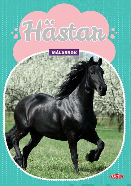 Tactic Målarbok Hästar