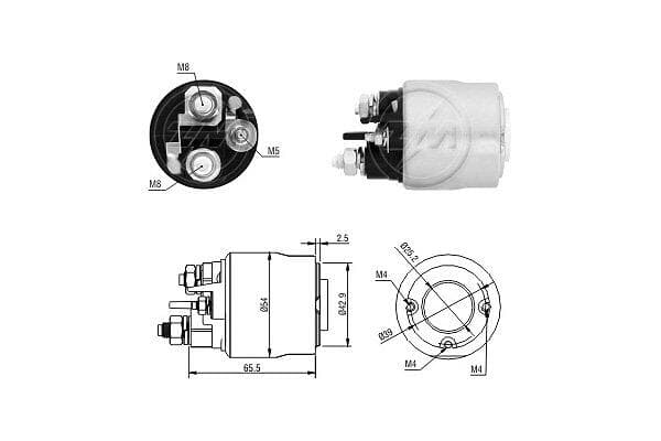 ERA Solenoid, startmotor ZM2494
