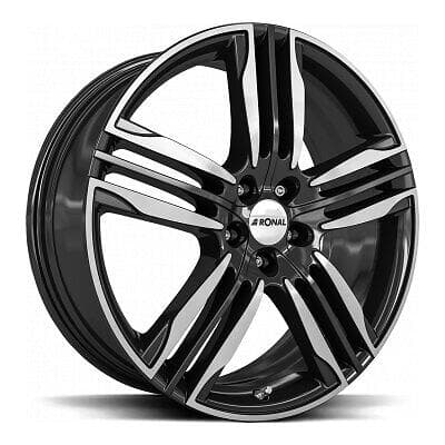 Ronal R58 BLACK FRONT CUT 8,0x20 5/115,00 ET45 B70.3