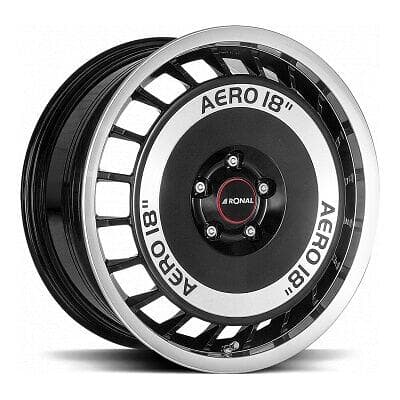 Ronal R50 AERO BLACK FRONT CUT 8.0x18 5/112.00 ET35 B76.0