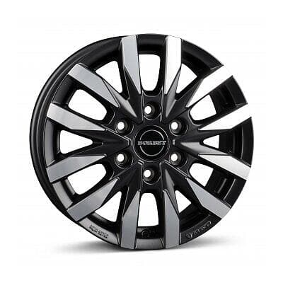 Borbet CW6 black polished matt 7.5x18 6/139.70 ET47 B93.1