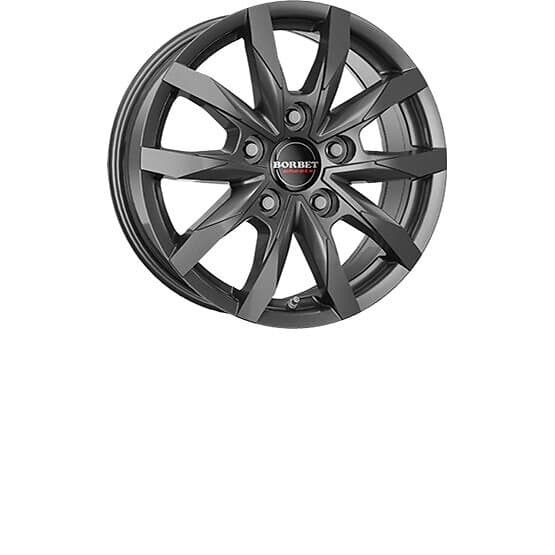 Borbet CW5 mistral anthracite glossy 6.0x16 5/130.00 ET68 B78.1