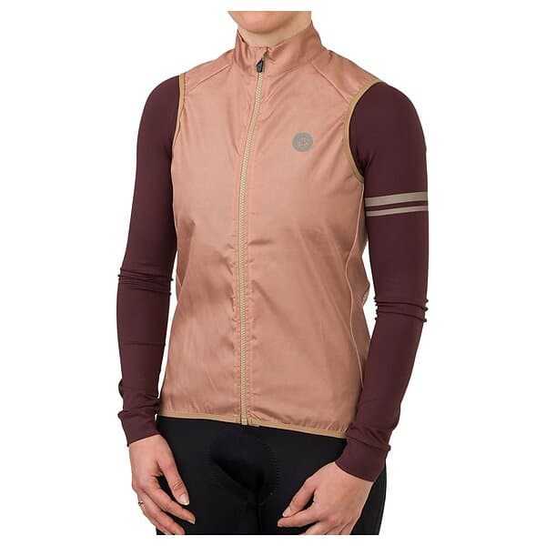 AGU Wind Leather Gilet Brun M Man