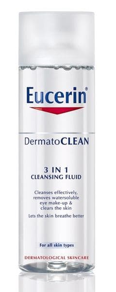 Eucerin Dermatoclean 3-in-1 Cleansing Fluid 200ml