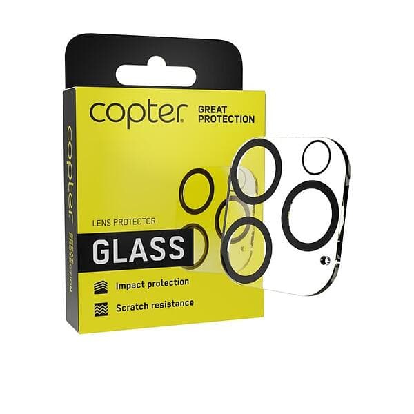 Copter iPhone 14/iPhone 14 Plus Kameralinsskydd Exoglass Lens Protector