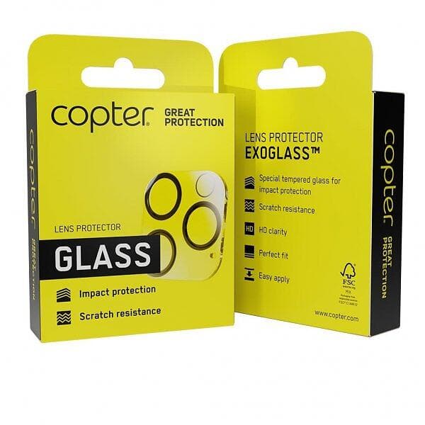 Copter Samsung Galaxy S22/Galaxy S22 Plus Kameralinsskydd Exoglass Lens Protector