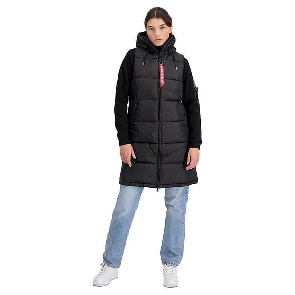 Alpha Industries Long Puffer Vest (Dam)