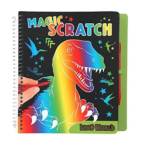 Dino World Magic Scratch Book