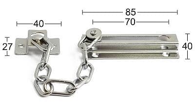 Habo Door Chain 75 Chrome SB 160mm