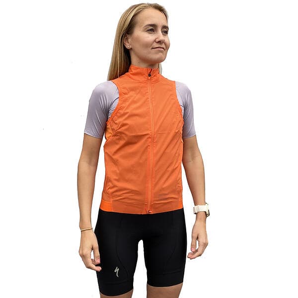Specialized Prime Wind Gilet Orange S Kvinna