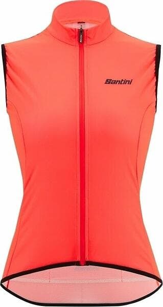 Santini Nebula Gilet Orange M Kvinna