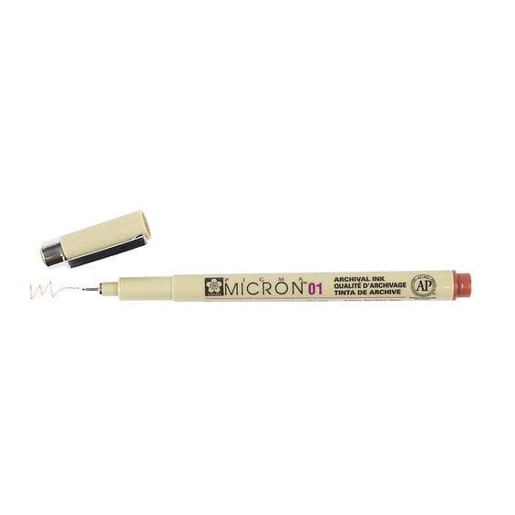 Micron Pigma 01 brun 0,25 mm