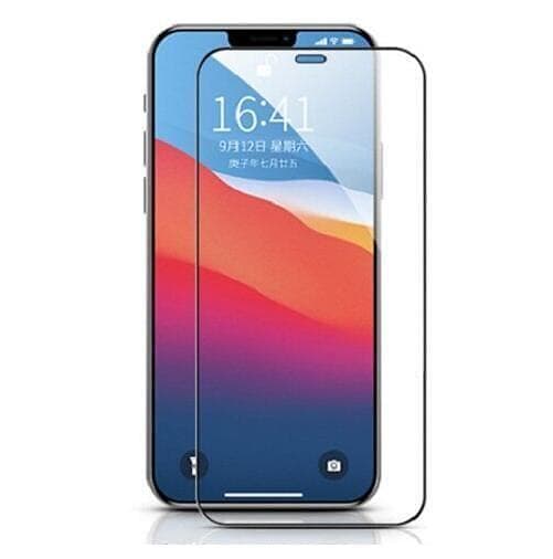 Skalo iPhone 12 Pro Max Heltäckande Skärmskydd Härdat Glas