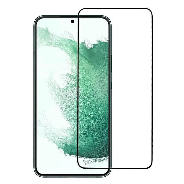 Skalo Samsung Galaxy S23 Heltäckande Skärmskydd Härdat Glas Svart