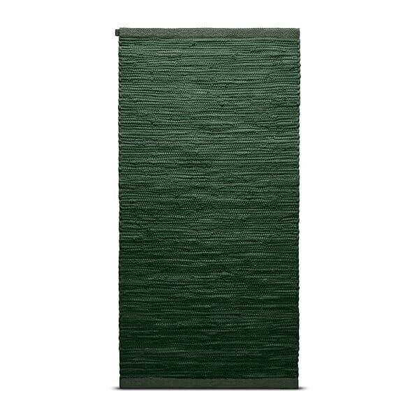 Rug Solid Rug Cotton matta 65x135 cm Moss