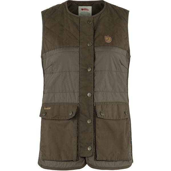 Fjällräven Forest Wool Padded Vest L Dark Olive