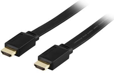 Deltaco Gold Flat HDMI - HDMI High Speed with Ethernet 1,5m
