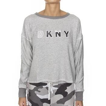 DKNY Urban Armor LS Top Grå Dam