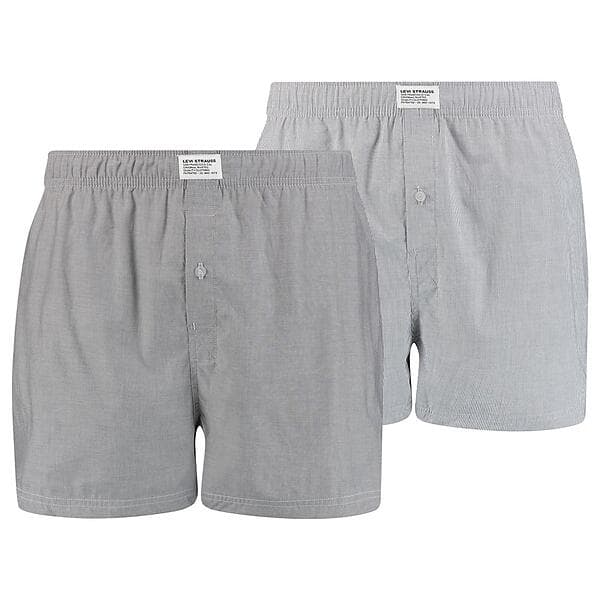 Levi's 2-pack Men Woven Boxer Light grey