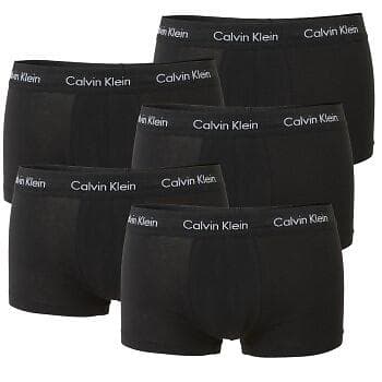 Calvin Klein Cotton Stretch Solid Low Rise Trunks 5-pack