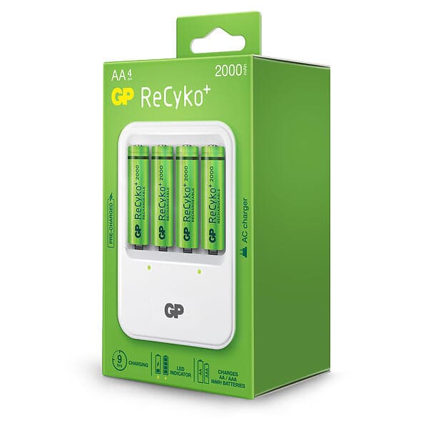 GP Batteries ReCyko PB420 inkl. 4xAA 2000mAh