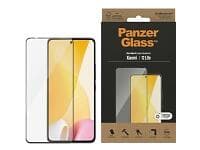 PanzerGlass Skärmskydd för mobiltelefon ultrabred passning glas ramfärg svart för 12 Lite