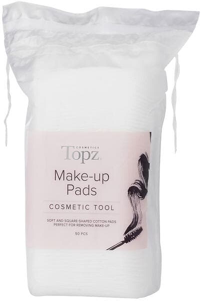 Topz Original Square Make-Up Pads 50 st