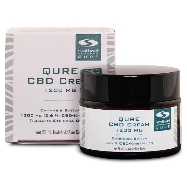 Healthwell QURE CBD Cream 1200mg 50ml