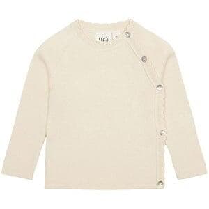 Flöss Kaya Stickad Tröja Soft White 80 cm
