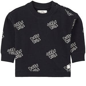 Sproet & Sprout Rules Print Sweatshirt Svart 12 mån