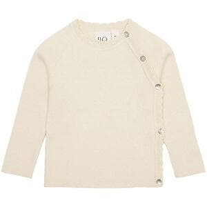 Flöss Kaya Stickad Tröja Soft White 92 cm