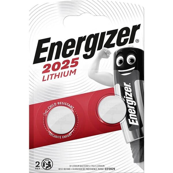 Energizer Batteri Cell Lithium 2025 2-pack