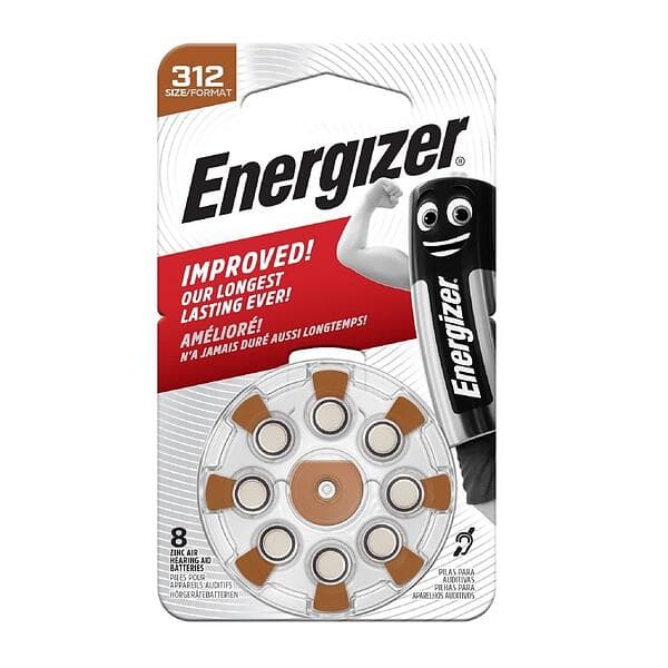 Energizer Batteri hörsel 312 brun 8/FP