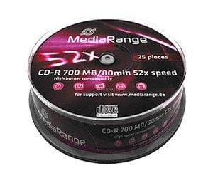 MediaRange CD-R 700MB 52x 50-pack Spindel